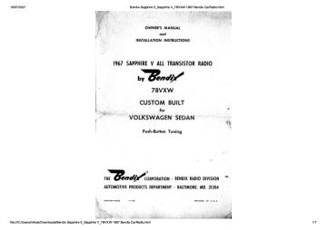 Bendix-Sapphire 5_Sapphire V_7BVXW-1967.Bendix.CarRadio preview